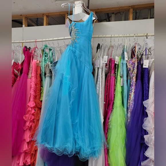 MacDuggal One Shoulder Prom Dress - Picture 2 of 4